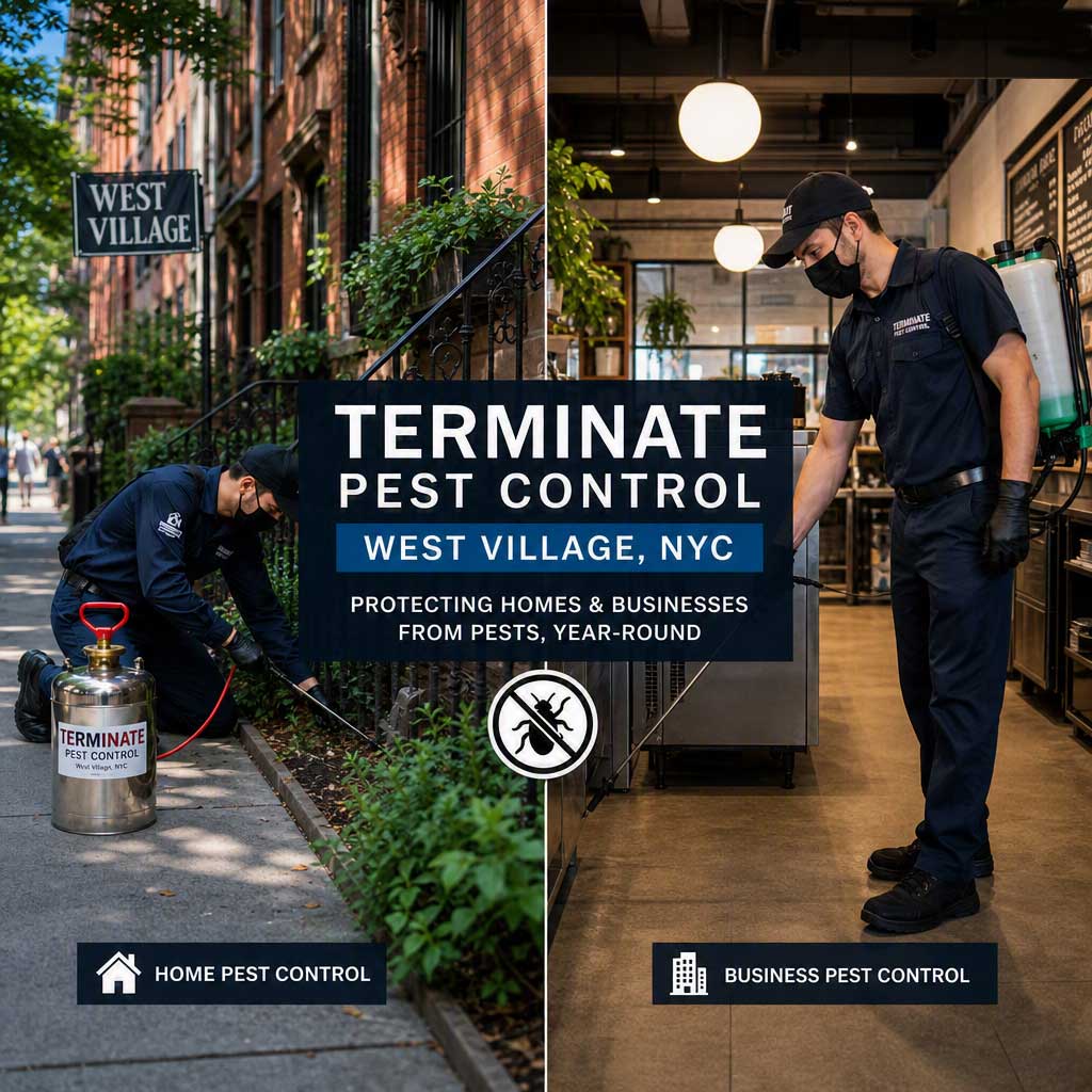 East Village pest control for your business and home.